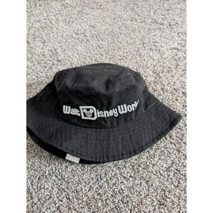 Walt Disney World Bucket Hat Black Spirit Jersey One Size Fits Most